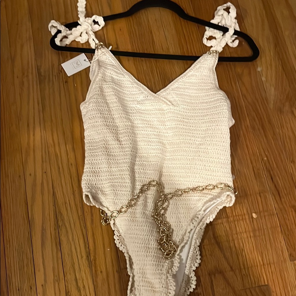 Montce White One-Piece Swimsuit
